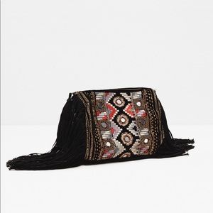 Zara embroidered Bag